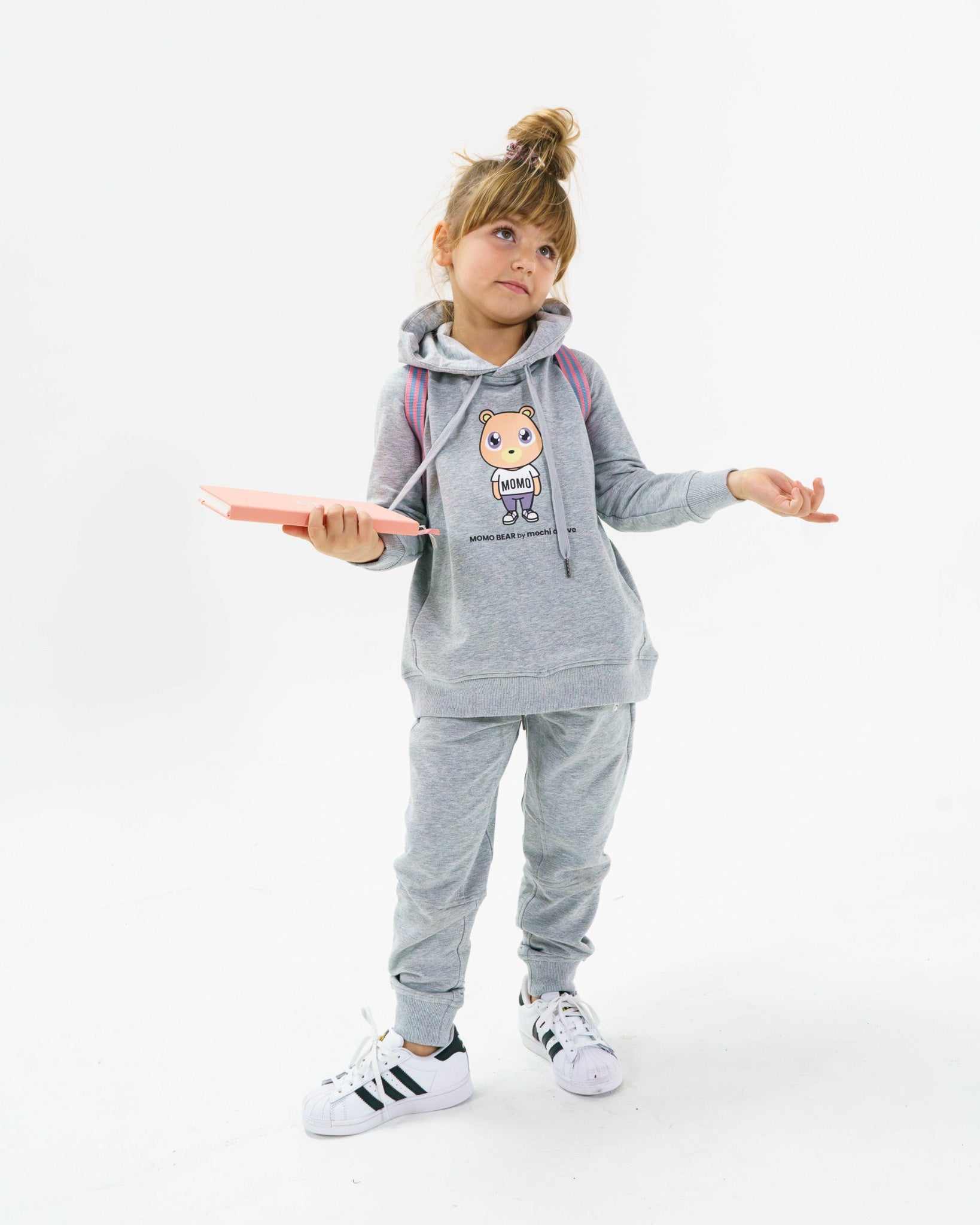 Heathered Gray MOMO Matching Set - Mochi Active