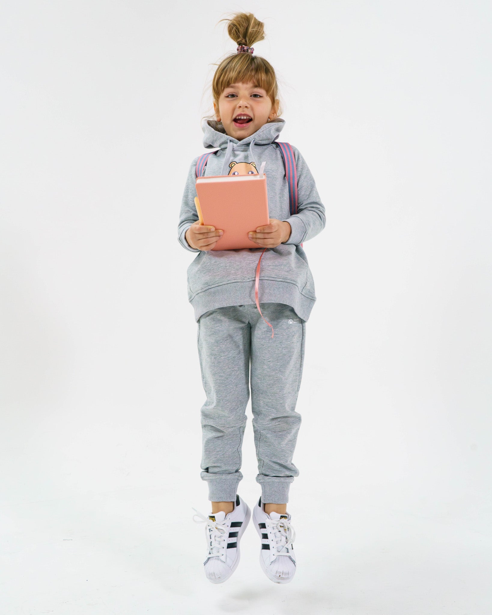 Heathered Gray MOMO Matching Set - Mochi Active