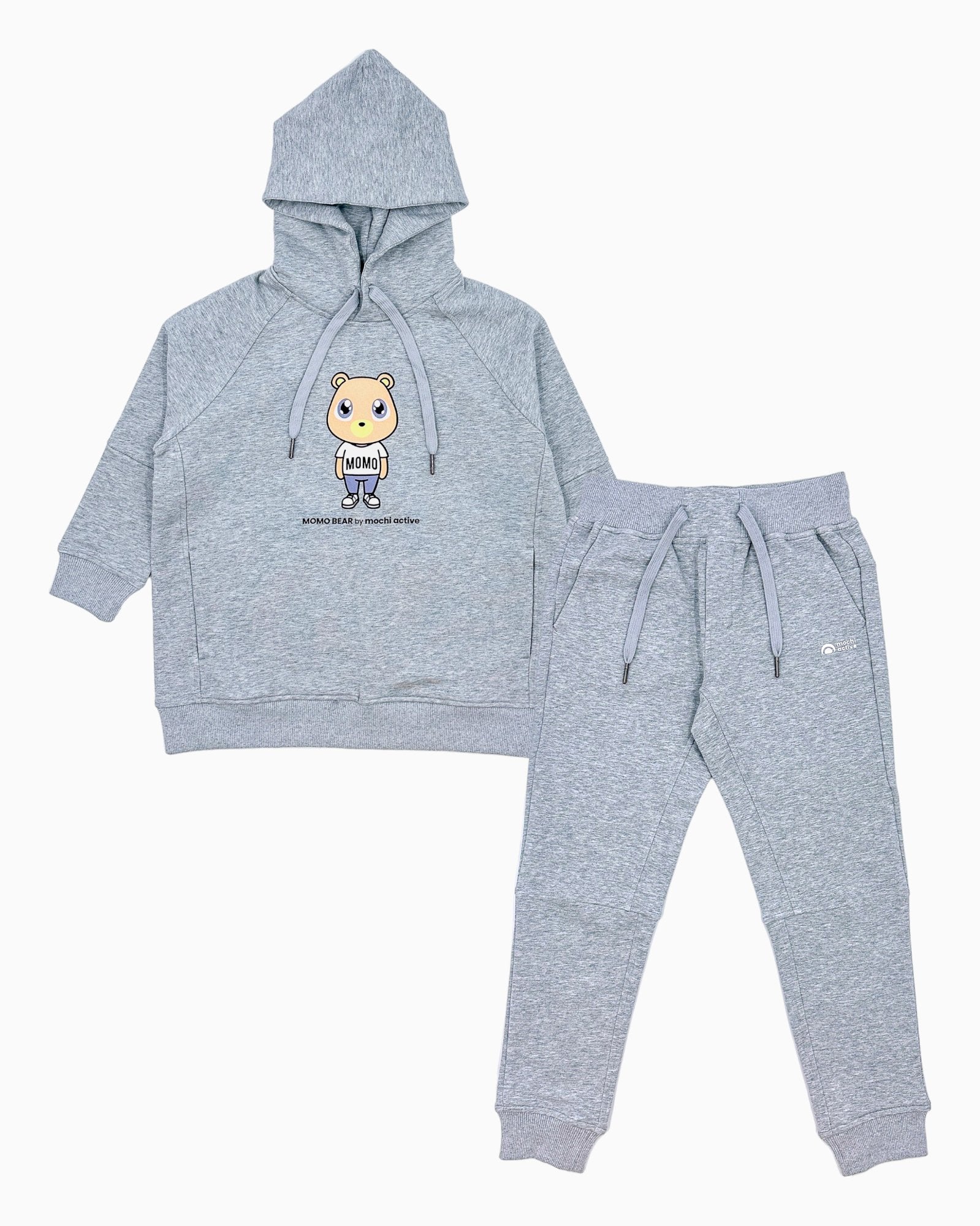 Heathered Gray MOMO Matching Set - Mochi Active